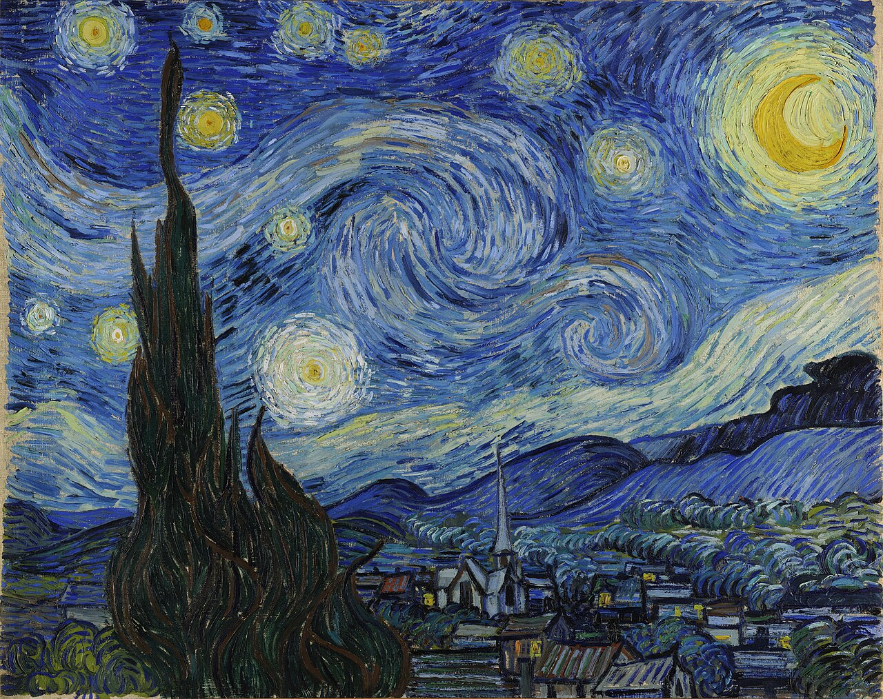 Vincent van Gogh — Yıldızlı Gece